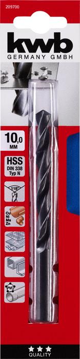 Actual product image kwb HSS twist drill, ø 10.0 mm (10 mm)