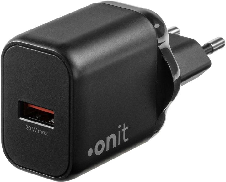 Produktbild Onit USB-Wandladegerät Single 1A 20 W GaN Schwarz (20 W, 1 Port)