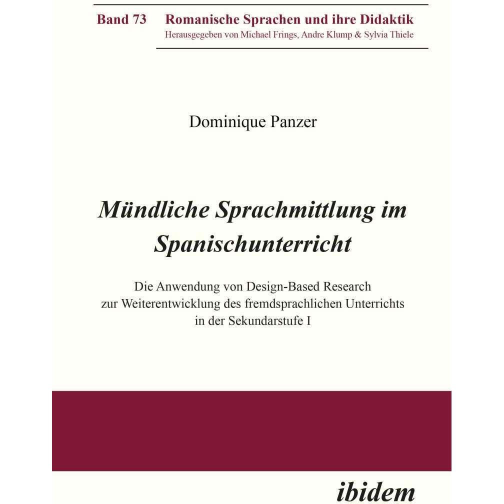 Mündliche Sprachmittlung im Spanischunterricht, Schulbücher von Dominique Panzer