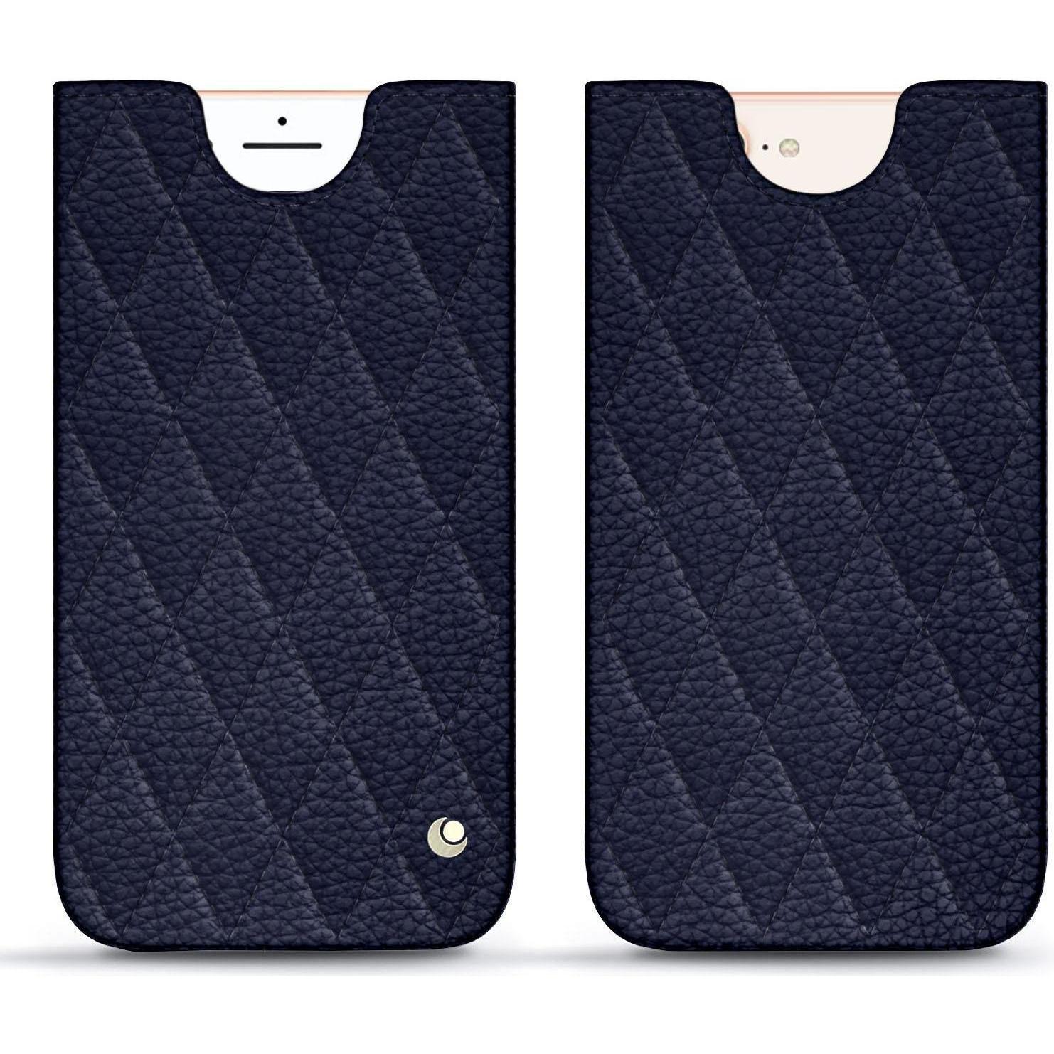 Noreve Lederschutzhülle (Apple iPhone 8 Plus), Smartphone Hülle, Violett