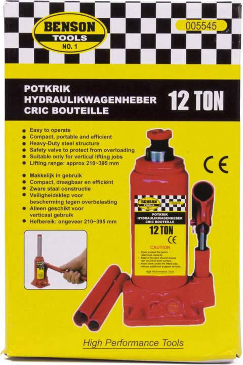 Actual product image Benson Hydraulic jack 12 tons