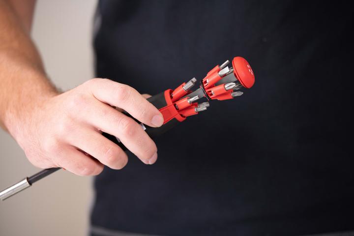 Produktbild Wiha Schraubendreher mit Bit Magazin (Schlitz)