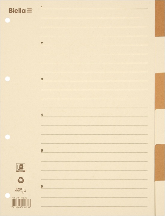 Actual product image Biella Register