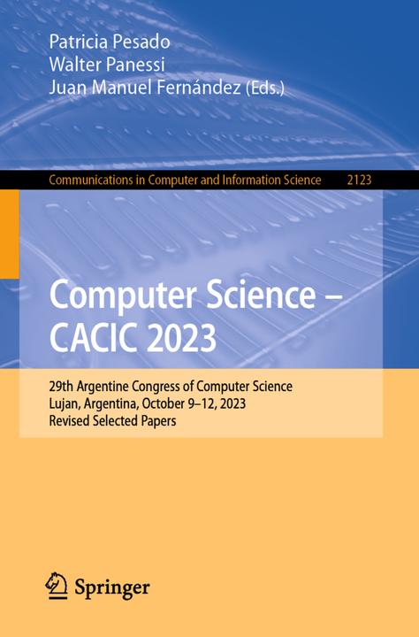 Produktbild Computer Science - CACIC 2023 (Englisch, 2024)
