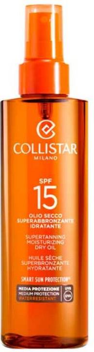 Produktbild Collistar Supertanning Dry Oil (Sonnenöl, SPF 15, 200 ml, 150 g)