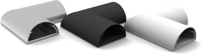 Produktbild Multibrackets Aluminium Kabelwinkel Kabelkanäle (Kabelkanal, 4 cm)