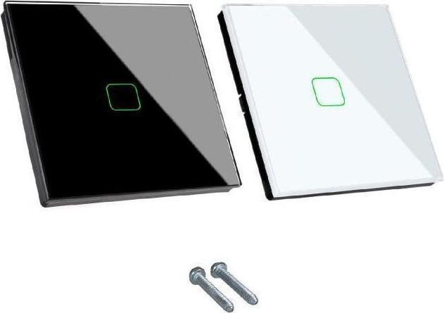 Image du produit Maclean Interrupteur tactile WiFi compatible avec Tuya APP Interrupteur mural Interrupteur en verre avec