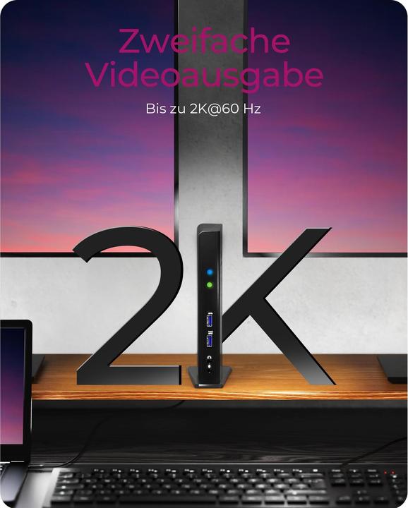 Image du produit Icy Box IB-DK2241AC - USB Type-A 3.0 Multi Dock (USB-B, 11 Ports)
