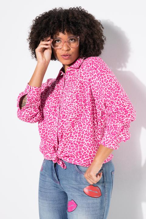 Produktbild Angel of Style Bluse, oversized, Musselin, Leo-Druck (54)