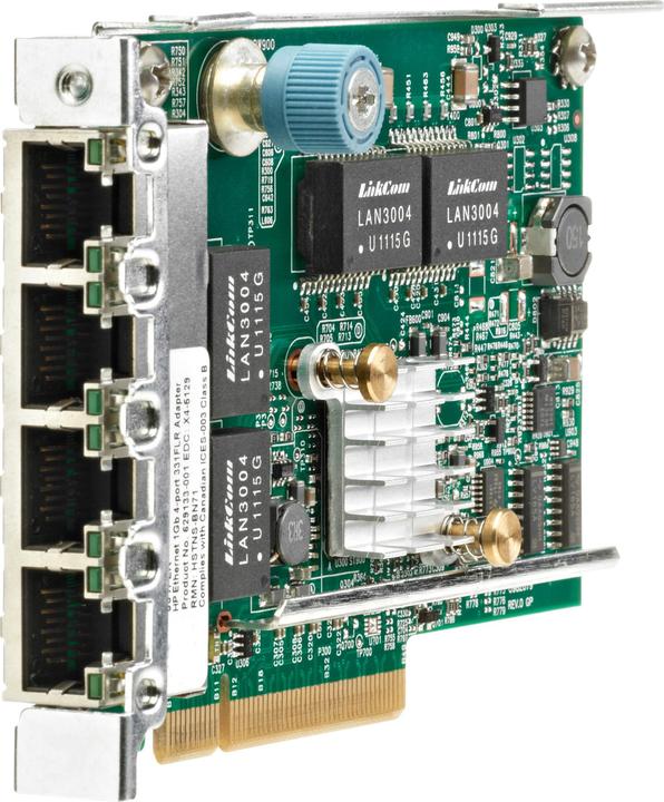 Actual product image HPE 629135-B22 331FLR Ethernet adapter with 4 ports (PCI Express 2.0 x4)