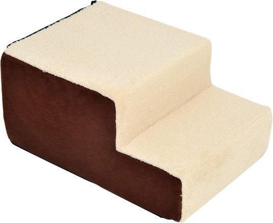 Actual product image PawHut Dog stairs with plush (Dog)