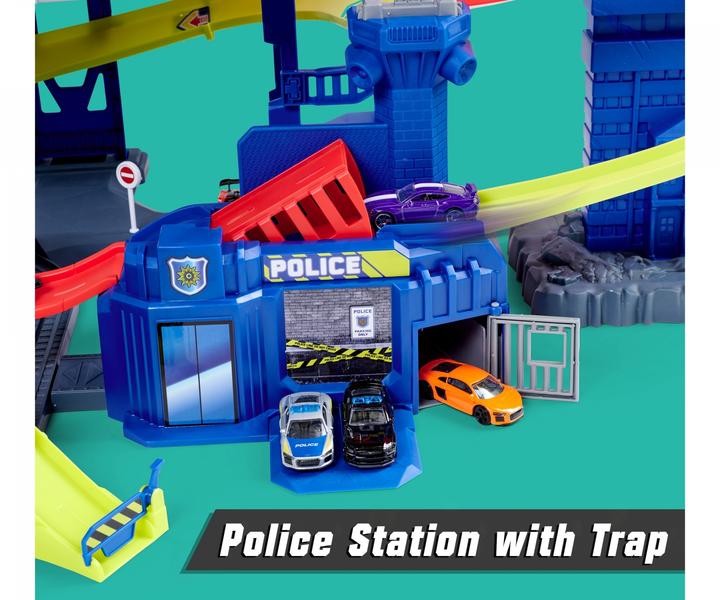 Image du produit Majorette Super Chase Center+5 véhicules
