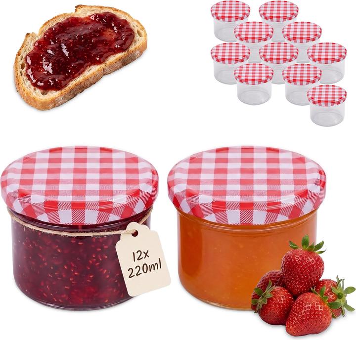 Produktbild Relaxdays Einmachgläser-Set (0.22 l)