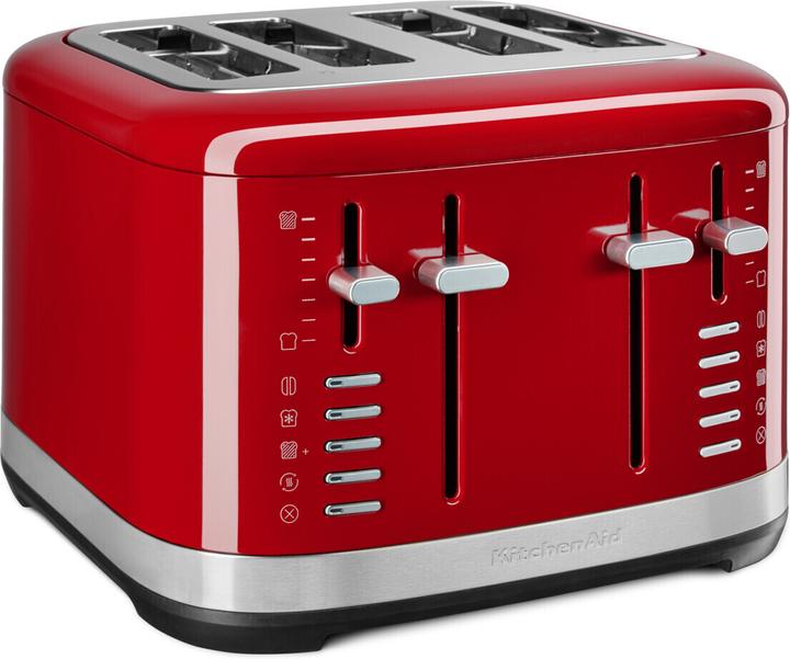 KitchenAid 5KMT4109EER manueller 4-Scheiben Toaster Empire Rot
