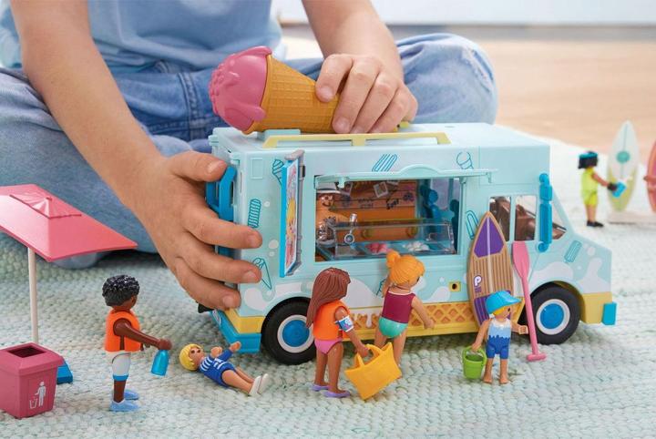 Actual product image Playmobil Ice cream truck with surf shop (71904, Playmobil My Life)