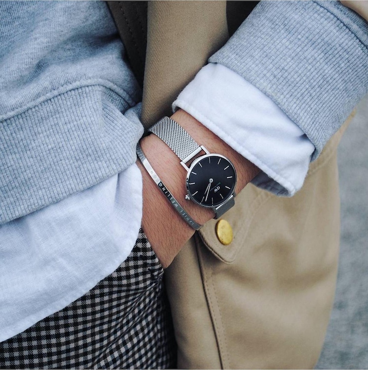 Immagine prodotto Daniel Wellington Classico Petite Sterling (Orologio da polso analogico, 28 mm)