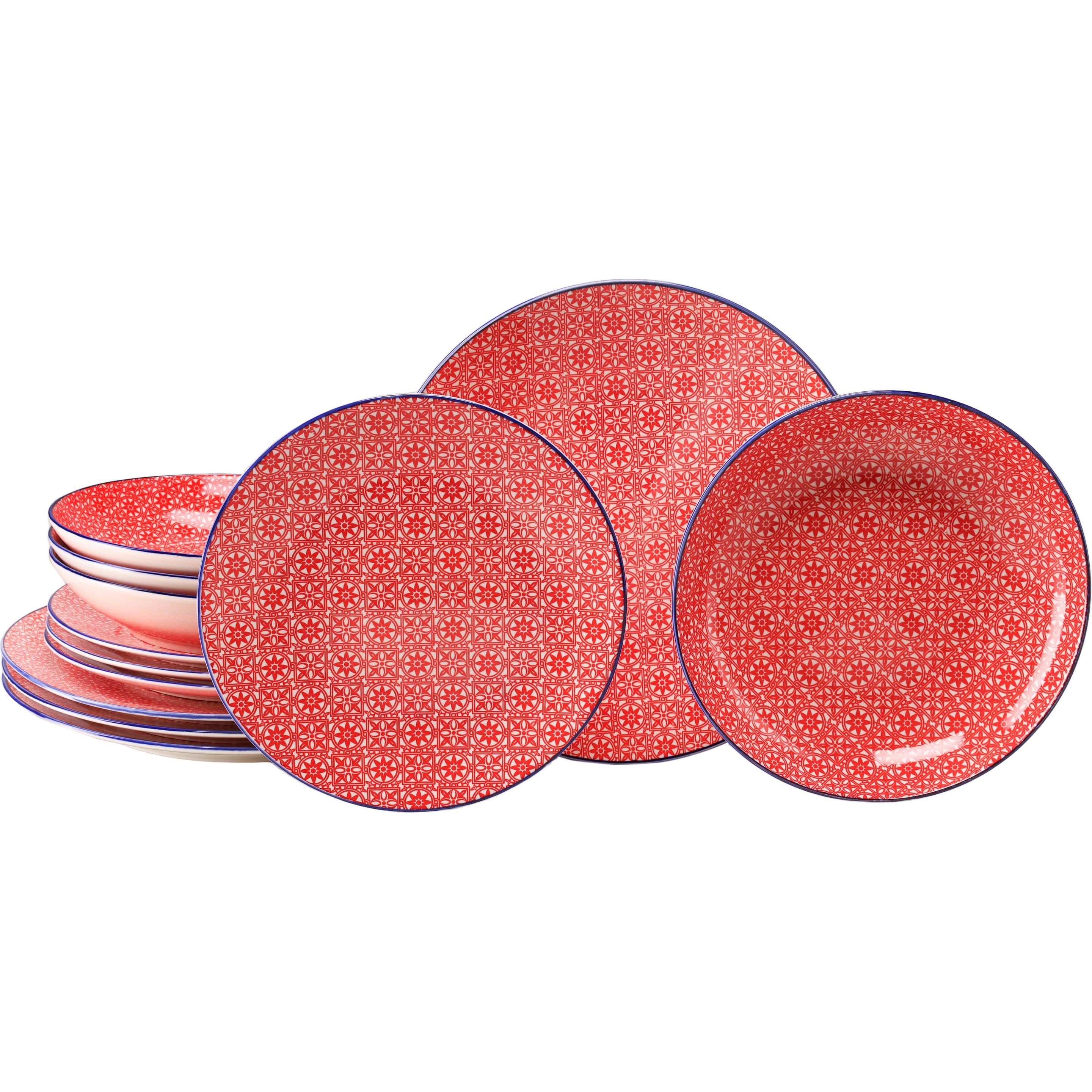 Creatable, Set Di Stoviglie, Mediterran (12 Pz.)