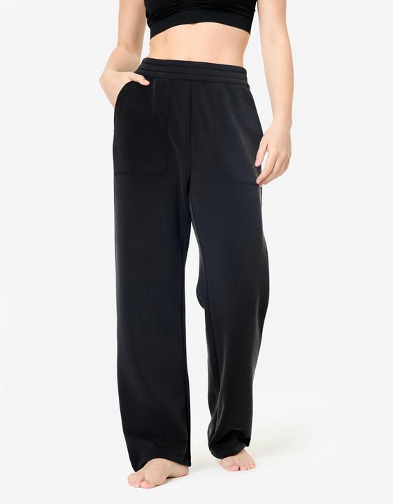 Domyos Yoga-Stretchhose Damen weiter Schnitt Modalfaser (W33/L31)