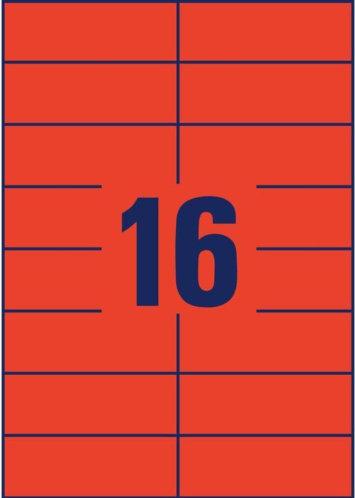 Actual product image Avery Organisational labels