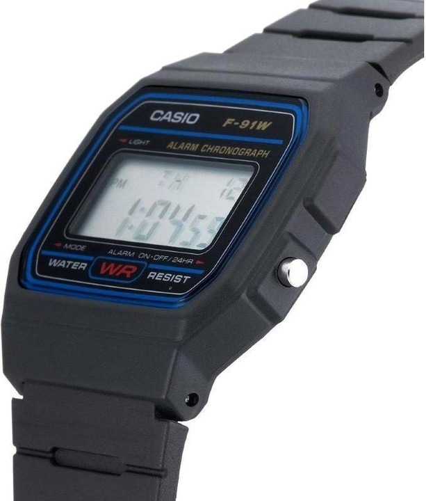 Actual product image Casio F-91W-1YEG (Digital watch, 33.20 mm)