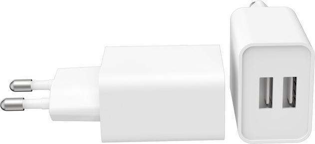 Image du produit My Way Chargeur Secteur 12w 2 USB-A Blanc (12 W, 2 ports)