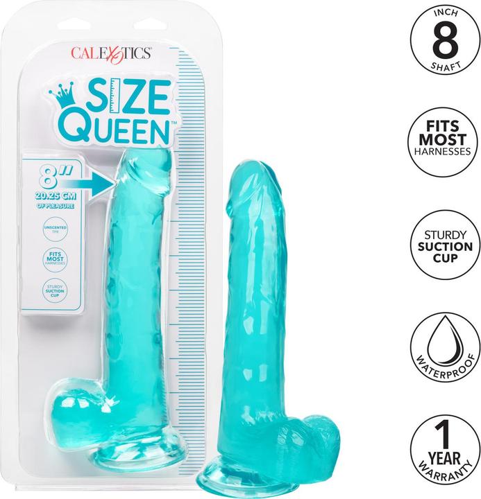 Produktbild CalExotics Size Queen™ 8"/20.25 cm - Blue