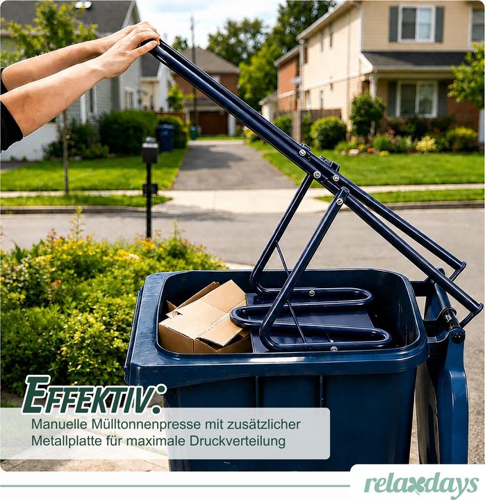 Produktbild Relaxdays Müllpresse