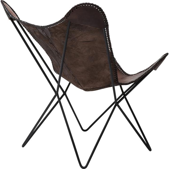 Image du produit Kare Design Fauteuil Butterfly Brown Eco