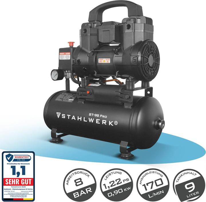 Stahlwerk ST-98 Pro (9 l, 8 Bar)