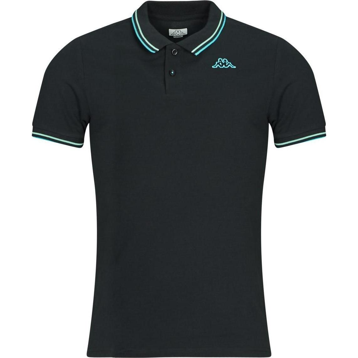 Kappa, Herren, Shirt, Logo Korpo Ezio 2, Türkis, Schwarz, (3XL)