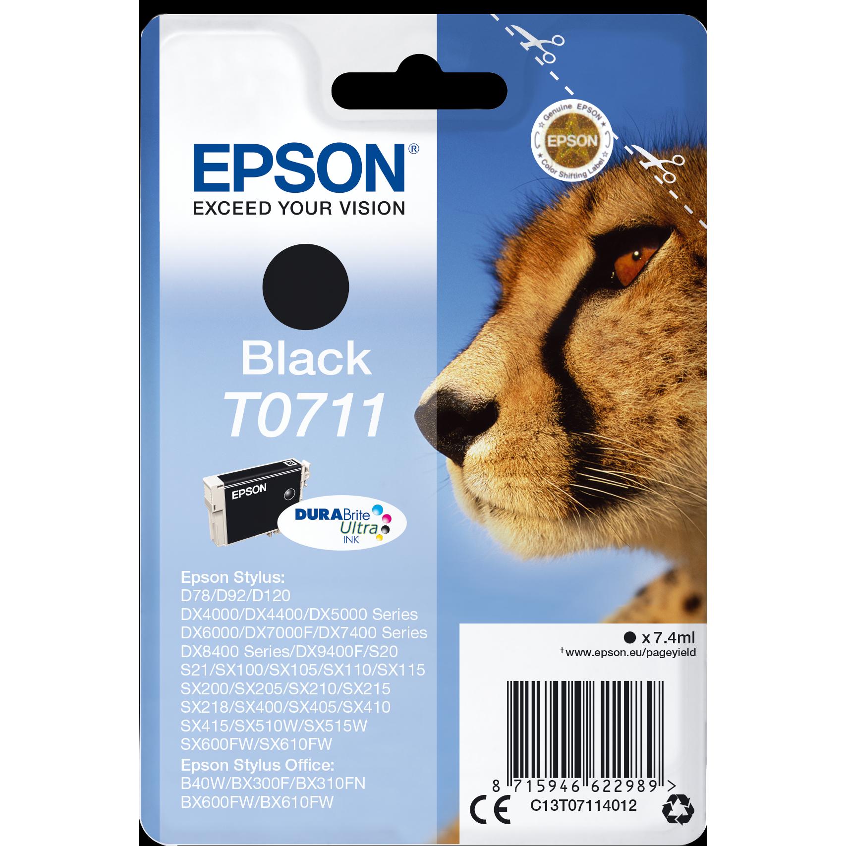Epson, Druckerpatrone, Ink Cartr Durabrite Black (BK)