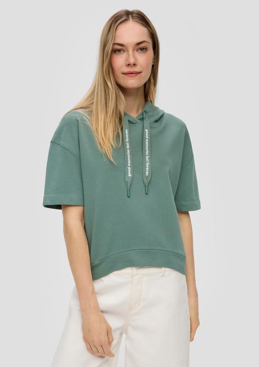 Image du produit s.Oliver Sweatshirt Hoodie mit halblangen Ärmeln (46)