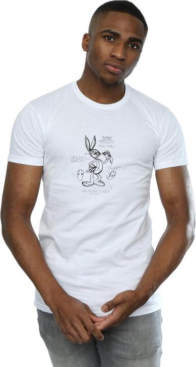 Image du produit Looney Tunes - T-shirt BUGS BUNNY DRAWING INSTRUCTION - Homme (3XL)