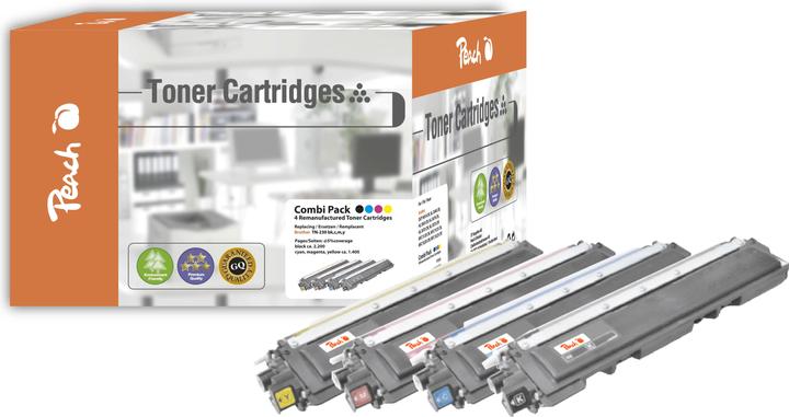 Produktbild Peach Tn-230 (BK, C, M, Y)