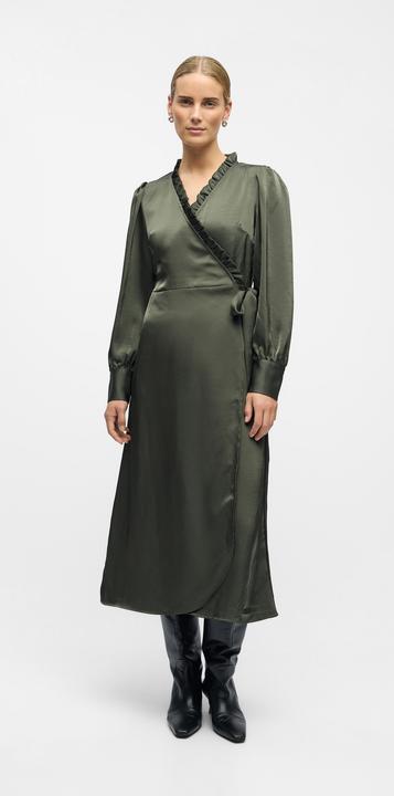 Image du produit Object Maxi-Länge Kleid mit V-Ausschnitt (38)