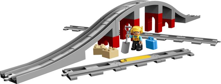 Actual product image LEGO Railway bridge and rails (10872)