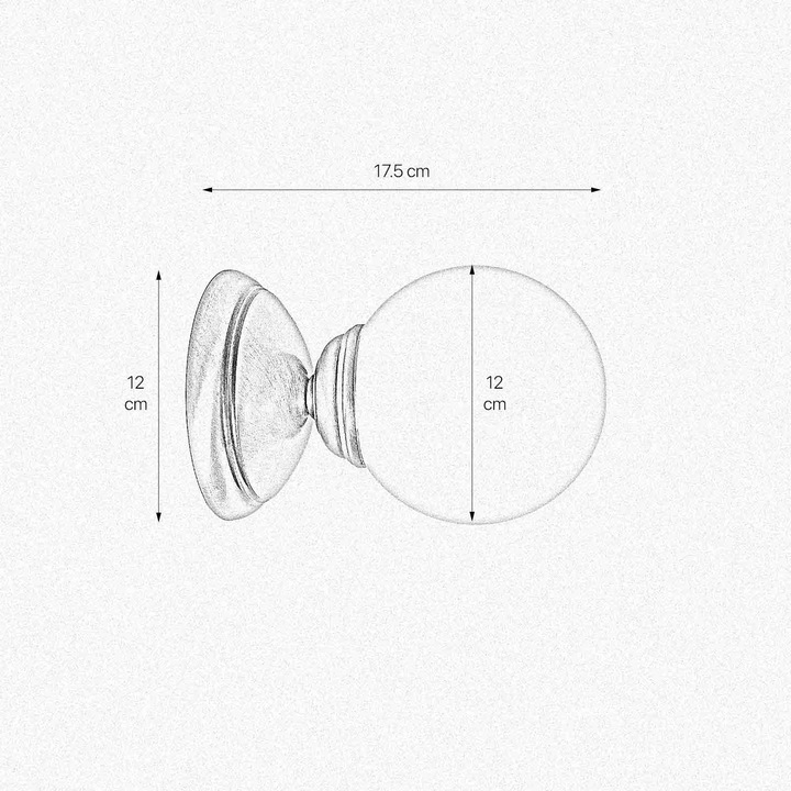 Actual product image Licht-Erlebnisse Wandlampe Pascal Messing (E14)