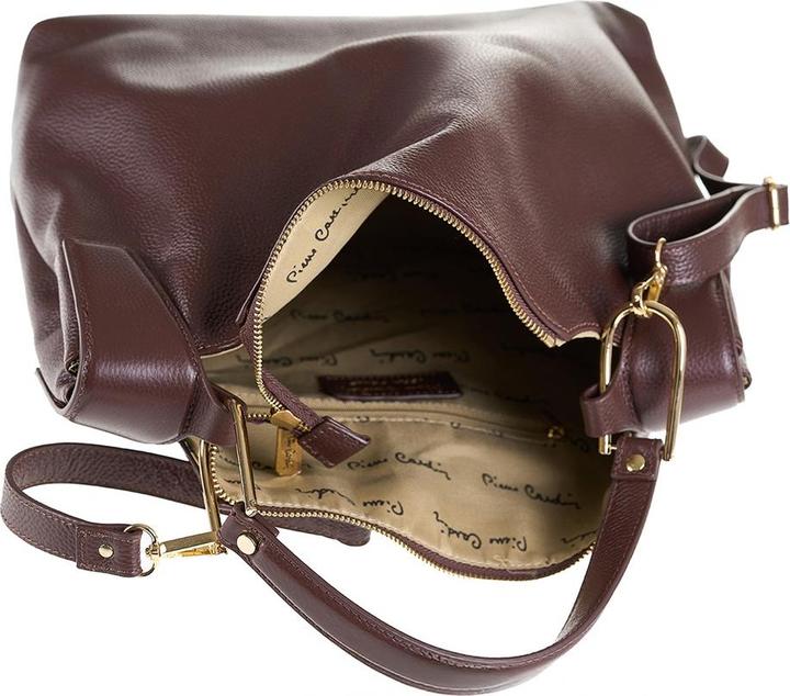 Produktbild Pierre Cardin **Damen Umhängetasche Made In Italy - Modell Lyra Elite - 100% Leder** - 33.0 X 30.0 X 12.0 Cm
