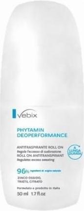 Actual product image Vebix Phytamin Deodorant Roll-On Antiperspirant 50ml (Roll-on, 50 ml)
