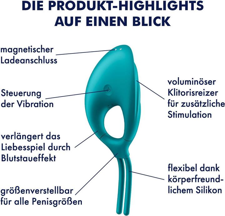 Image du produit Satisfyer Swordsamen - Green (5 cm)