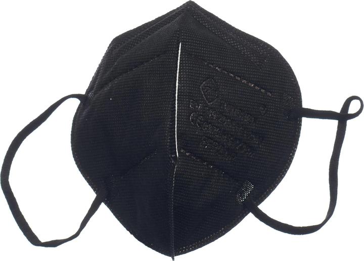 Image du produit VaSano Masque FFP2 noir scellé allemand français italien (2 x)