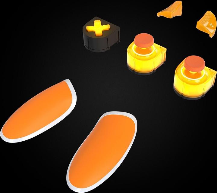 Actual product image Thrustmaster AddOn Gamepad Thrustm. eswap X LED ORANGE CRYSTAL P.XBO/PC (Xbox Series S, Xbox One S, PC, Xbox One X, Xbox Series X)