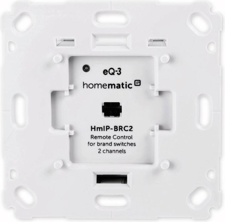 Actual product image Homematic IP Wall push-button 2-fold (Switch actuator)