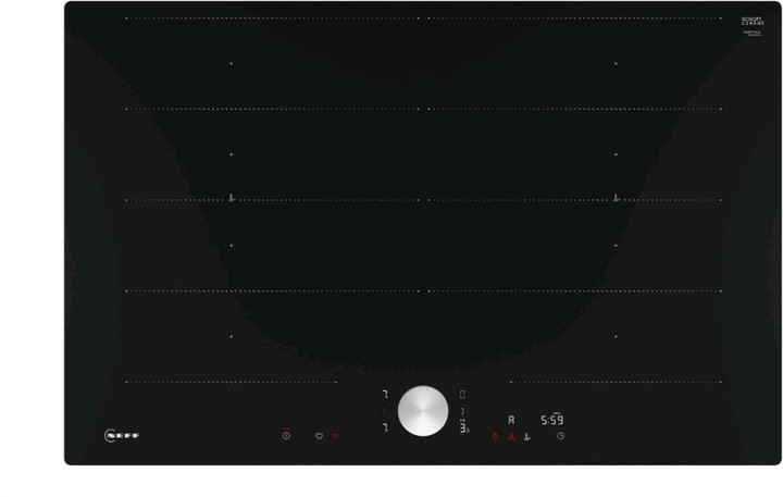 Actual product image Neff N 90, Induction hob, 80 cm, Black, flush (integrated), T68PTY4L0