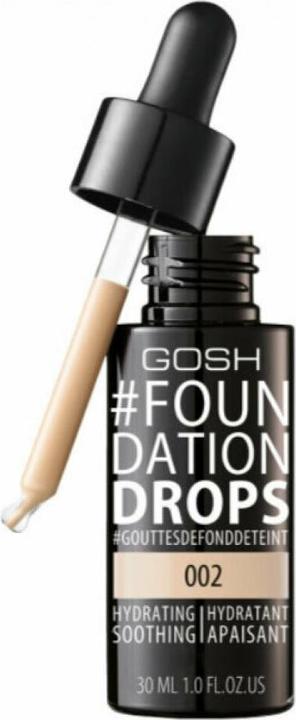 Actual product image Gosh #Foundation Drops (02, Ivory)