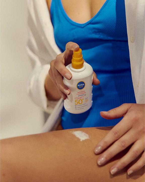 Actual product image NIVEA Sensitive immediate (SPF 50, 200 ml)