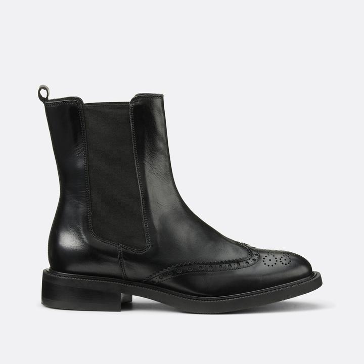 Actual product image La Redoute Collections Chelsea-Boots aus perforiertem Leder (38)