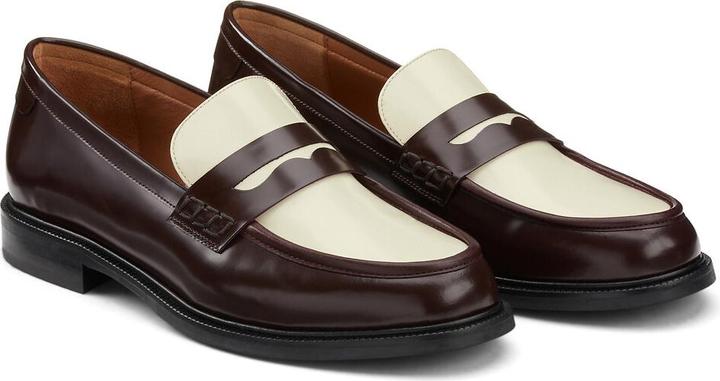 Produktbild La Redoute Collections Zweifarbige Mokassins aus Leder (42)