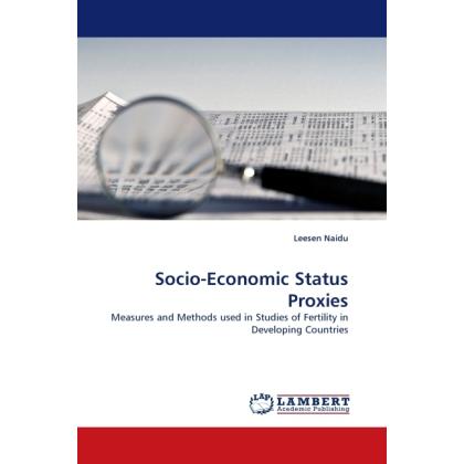 Socio-Economic Status Proxies, Fachbücher