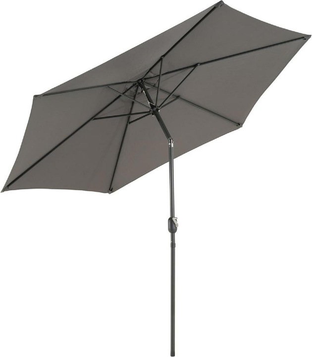 Produktbild VCM Sonnenschirm 2,90m Anthrazit mit Kurbel neigbar wasserabweisend UV Schutz 50+
